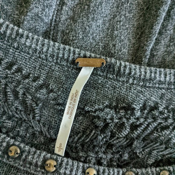 Vintage Free People Embroidered Long Sleeve Tee - Picture 6 of 7